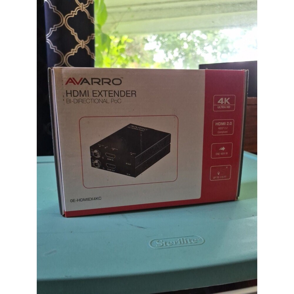 Avarro 4K HDMI 115ft Extender PoC/HDCP 2.2 - 0E-HDMIEX4KC Built in ESD